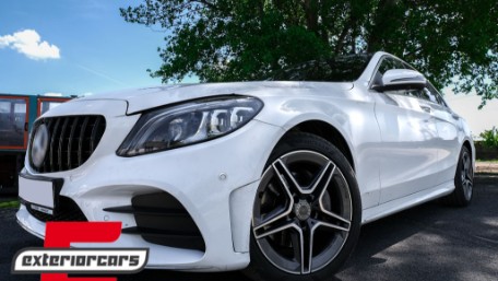 Prednja maska GT-R Panamericana dizajn 360° (piano crna) / Mercedes C-klasa W205 S205 A205 C205 (2014-2018), GCP-205030