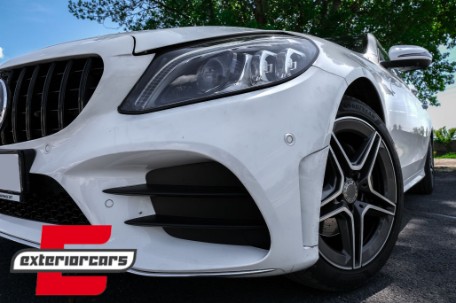 Prednja maska GT-R Panamericana dizajn 360° (piano crna) / Mercedes C-klasa W205 S205 A205 C205 (2014-2018), GCP-205030