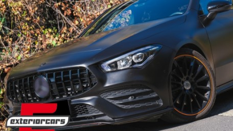 Prednja maska GT-R Panamericana dizajn 360° (piano crna) / Mercedes CLA X118 C118 (2019-2023), 40084