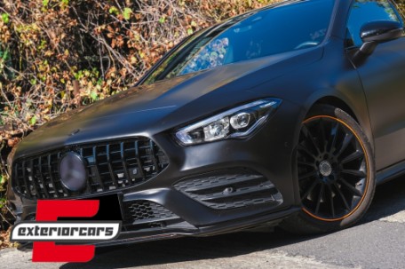 Prednja maska GT-R Panamericana dizajn 360° (piano crna) / Mercedes CLA X118 C118 (2019-2023), 40084