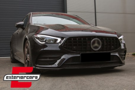 Prednja maska GT-R Panamericana dizajn 360° (piano crna) / Mercedes CLA X118 C118 (2019-2023), 40084