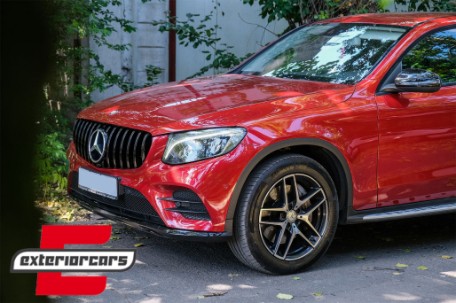 Prednja maska GT-R Panamericana dizajn 360° (piano crna) / Mercedes GLC X253 C253 (2015-2018), GCP-253070
