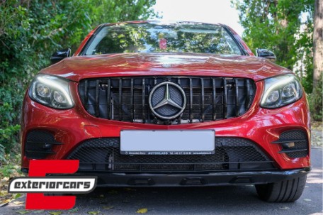 Prednja maska GT-R Panamericana dizajn 360° (piano crna) / Mercedes GLC X253 C253 (2015-2018), GCP-253070
