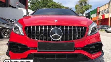 Prednja maska GT-R Panamericana dizajn (chrome) / Mercedes A-klasa W176 Facelift (09.2015-2018), 34215