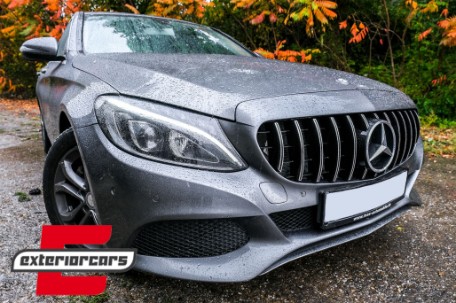 Prednja maska GT-R Panamericana dizajn (chrome) / Mercedes C-klasa W205 S205 C205 A205 (2014-2018), 34209