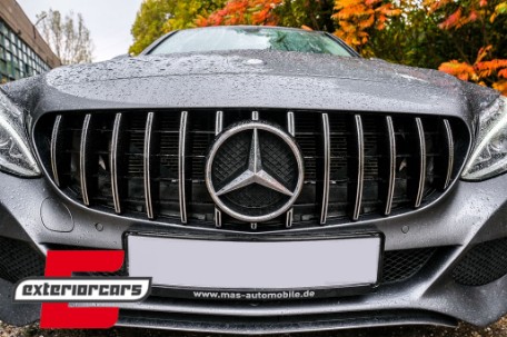 Prednja maska GT-R Panamericana dizajn (chrome) / Mercedes C-klasa W205 S205 C205 A205 (2014-2018), 34209