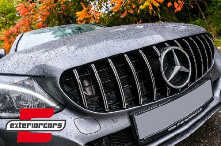 Prednja maska GT-R Panamericana dizajn (chrome) / Mercedes C-klasa W205 S205 C205 A205 (2014-2018), 34209