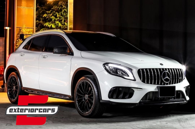 Prednja maska GT-R Panamericana dizajn (chrome) / Mercedes GLA klasa X156 Facelift (2017-2019), GCP-156043