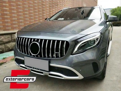 Prednja maska GT-R Panamericana dizajn (chrome) / Mercedes GLA klasa X156 Facelift (2017-2019), GCP-156043
