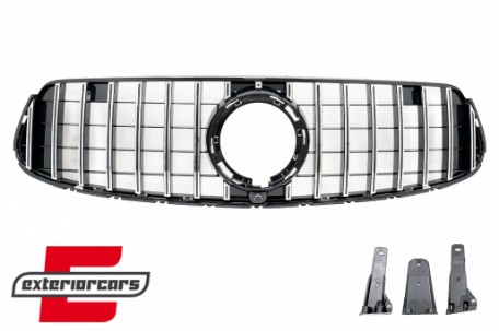 Prednja maska GT-R Panamericana dizajn (chrome) / Mercedes GLC X253 C253 Facelift (2020-2022), GCP-253043