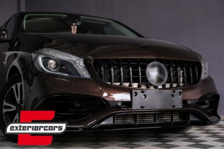 Prednja maska GT-R Panamericana dizajn (piano crna) / Mercedes A-klasa W176 Facelift (09.2015-2018), GCP-176034