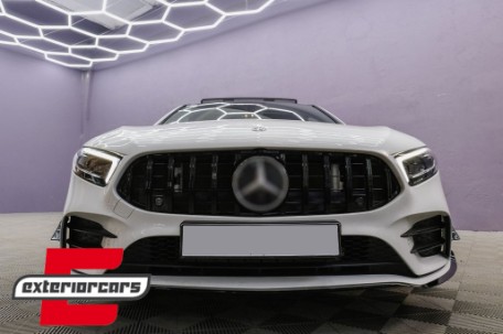 Prednja maska GT-R Panamericana dizajn (piano crna) / Mercedes A-klasa W177 Hatchback V177 Limuzina (04.2018-12.2022), GCP-177038