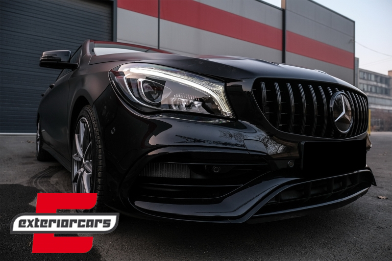 Prednja maska GT-R Panamericana dizajn (piano crna) / MERCEDES CLA C117 X117 W117 (2013-2018), 37684