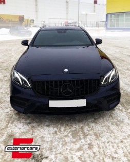 Prednja maska GT-R Panamericana dizajn (piano crna) / Mercedes E-klasa W212 S212 Facelift (2013-2016), GCP-212044