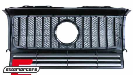 Prednja maska GT-R Panamericana dizajn (piano crna) / Mercedes G-klasa W463 (1990-2018), 37357