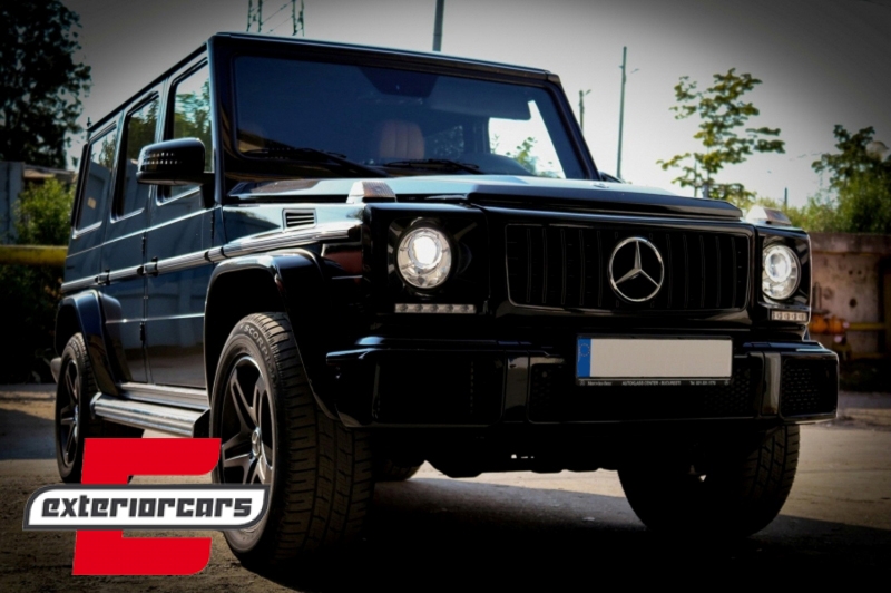 Prednja maska GT-R Panamericana dizajn (piano crna) / Mercedes G-klasa W463 (1990-2018), 37357