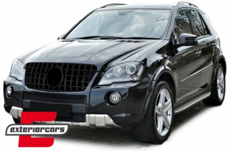 Prednja maska GT-R Panamericana dizajn (piano crna) / Mercedes ML W164 Facelift (07.2008-2011), 39434