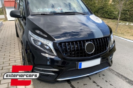 Prednja maska GT-R Panamericana dizajn (piano crna) / Mercedes V-klasa W447 (2014-03.2019), GCP-447038