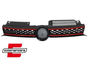Prednja maska GTI dizajn (piano crna) / VW Golf 6 VI (2008-2012), 1L0853653SME