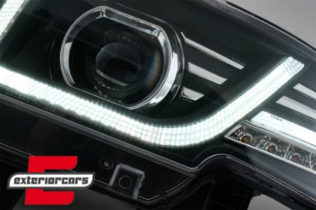 Prednja maska & LED prednji farovi Dinamički žmigavci Bi-Xenon look / Toyota FJ Cruiser XJ10 (2007-2015), HLTOFJLCXJ10