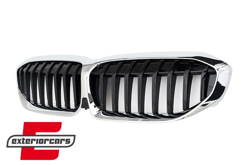 Prednja maska M-Performance dizajn (chrome/crna) / BMW serije 3 G20 limuzina G21 karavan (2019-06.2022), GCP-032024