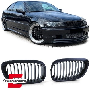 Prednja maska M-Performance dizajn (mat crna) / BMW serije 3 E46 Facelift Coupe Cabrio (03.2003-2006), GRBM18