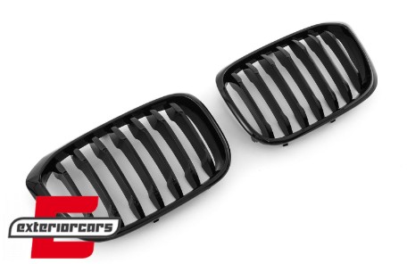 Prednja maska M-Performance dizajn (piano crna) / BMW X3 G01 (11.2017-07.2021) X4 G02 (02.2018-07.2021), GCP-080121