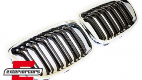 Prednja maska M1 look (chrome/crna) / BMW serije 1 F20 F21 (2011-2014), GCP-012014