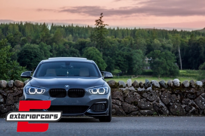 Prednja maska M1 look (piano crna) / BMW serije 1 F20 F21 LCI (2015-2018), 5211060JOE