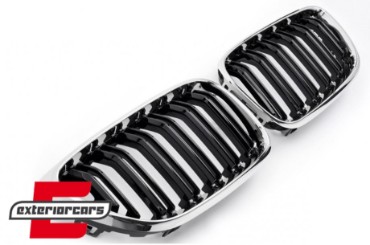 Prednja maska M2 look (chrome/crna) / BMW serije 2 F22 F23 M2 F87 (2013-2021), GCP-022204