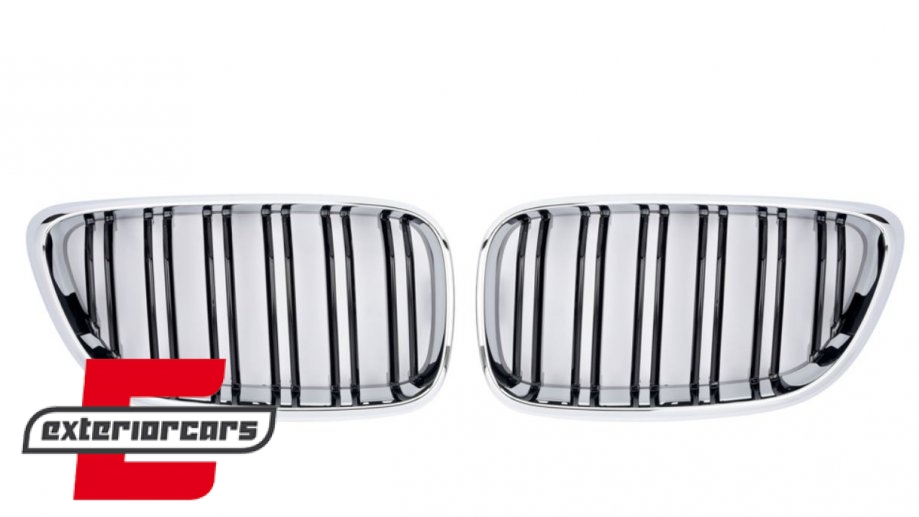 Prednja maska M2 look (chrome/crna) / BMW serije 2 F22 F23 M2 F87 (2013-2021), GCP-022204