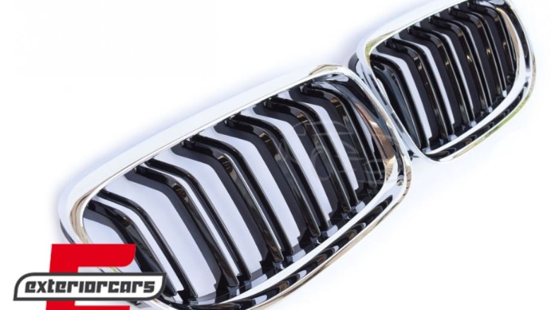 Prednja maska M3 look (chrome/crna) / BMW serije 3 E90 E91 LCI (2008-2011), GCP-039004