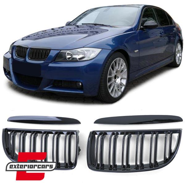 Prednja maska M3 look (piano crna) / BMW serije 3 E90 E91 (2005-2008), 40393