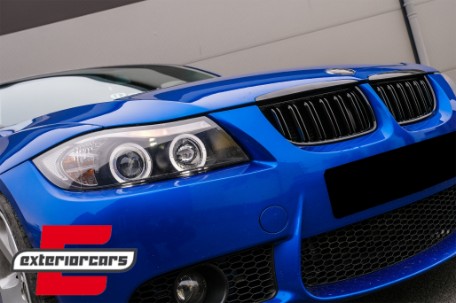 Prednja maska M3 look (piano crna) / BMW serije 3 E90 E91 (2005-2008), 40393