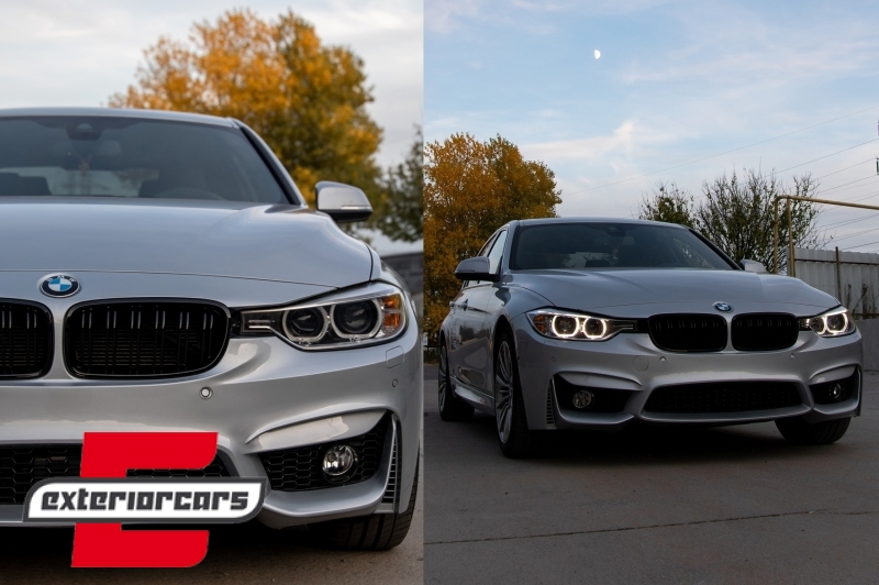 Prednja maska M3 look (piano crna) / BMW serije 3 F30 F31 (2011-2019), 40370