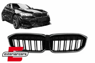 Prednja maska M3 look sa LED (piano crna) / BMW serije 3 G20 limuzina G21 karavan LCI (2023-2025), FGBMG20LCILD