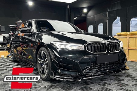 Prednja maska M3 look sa LED (piano crna) / BMW serije 3 G20 limuzina G21 karavan LCI (2023-2025), FGBMG20LCILD