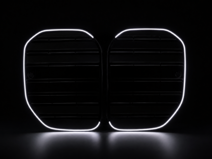Prednja maska M4 dizajn + LED (piano crna) / BMW serije 4 G22 G23 (2020-2027), FGBMG22LD