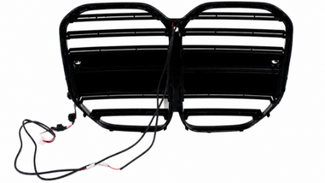 Prednja maska M4 dizajn + LED (piano crna) / BMW serije 4 G22 G23 (2020-2027), FGBMG22LD