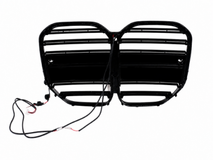 Prednja maska M4 dizajn + LED (piano crna) / BMW serije 4 G22 G23 (2020-2027), FGBMG22LD
