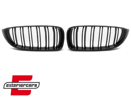 Prednja maska M4 look (piano crna/mat crna) / BMW serije 4 F32 F33 F36 F82 M4 F80 M3 (2013-03.2019), GRBM89