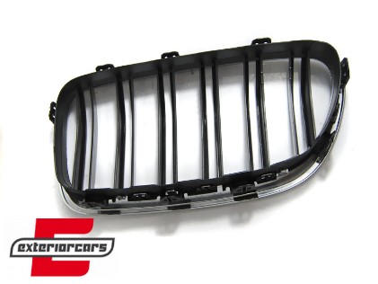 Prednja maska M5 look (chrome/piano crna) / BMW serije 5 F10 F11 (2010-2017), GCP-051004