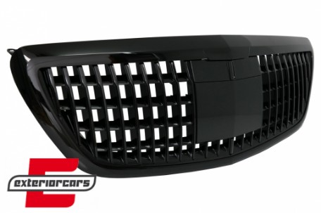 Prednja maska Maybach dizajn (piano crna) / Mercedes S-klasa W222 X222 (2014-2020), FGMBW222MBHB