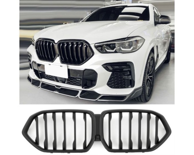Prednja maska Performance dizajn (mat crna) / BMW X6 G06 (2018-2022), GCP-080622