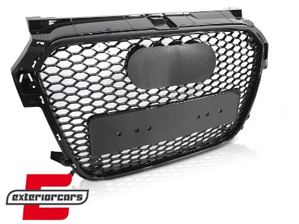 Prednja maska RS1 dizajn (piano crna) / Audi A1 8X (2010-2014), GRAU92