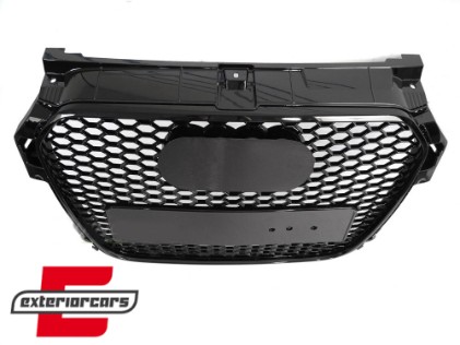 Prednja maska RS1 dizajn (piano crna) / Audi A1 8X (2010-2014), GRAU92