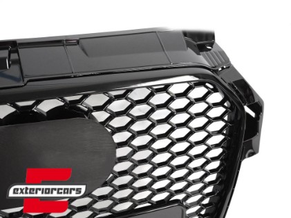 Prednja maska RS1 dizajn (piano crna) / Audi A1 8X (2010-2014), GRAU92