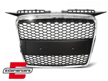 Prednja maska RS3 dizajn (chrome/mat crna) / Audi A3 8P 8PA (2004-2007), GRAU25