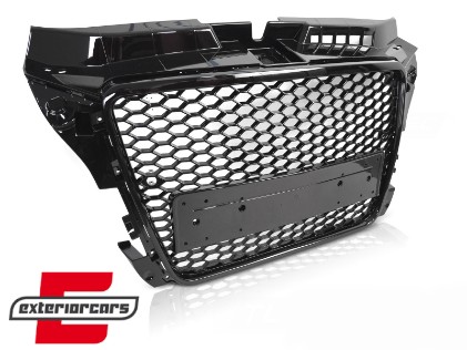 Prednja maska RS3 dizajn (PDC) (piano crna) / Audi A3 8P Facelift (2007-2012), GRAU93