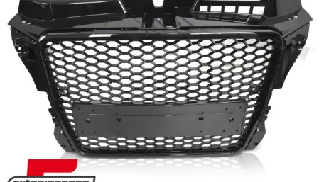 Prednja maska RS3 dizajn (PDC) (piano crna) / Audi A3 8P Facelift (2007-2012), GRAU93